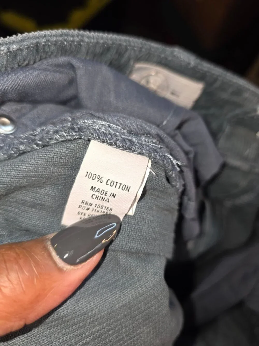 RSQ Boys Gray Corduroy Pants Size 12 100% Cotton Casual Straight Leg